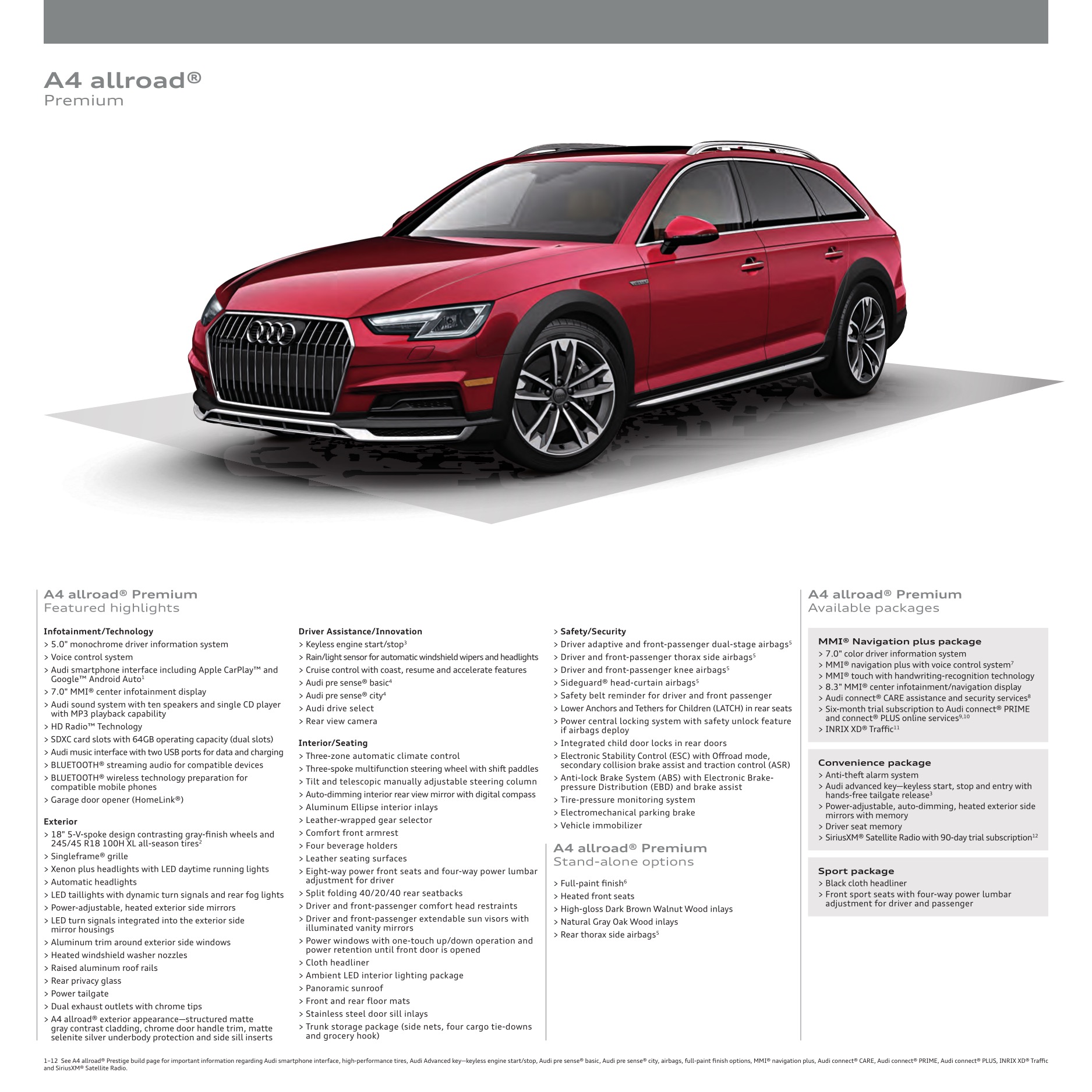 2017 Audi Allroad Brochure Page 15